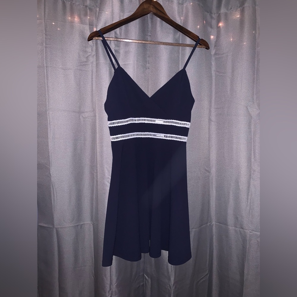 Navy blue dress
